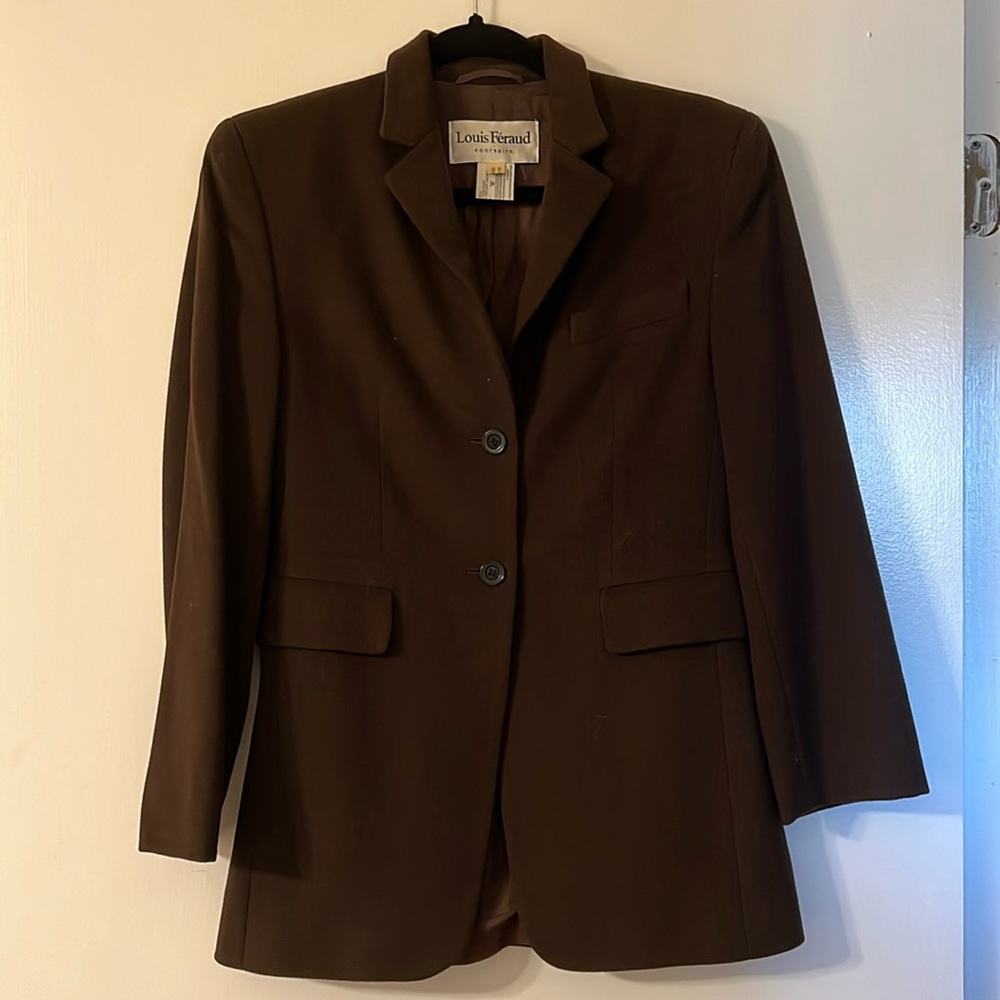 Vintage wool blazer Louis Feraud